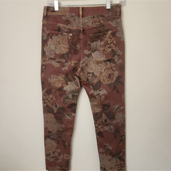Anthropologie Floral Print Jeans - Picture 6 of 6